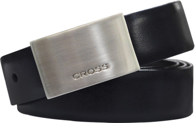 

Cross Men Formal Black Genuine Leather Reversible Belt, Blk/brn reversible