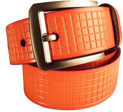 

Lion Heart Men Casual Tan Genuine Leather Belt