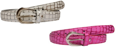 

Winsome Deal Women Casual Multicolor Artificial Leather Belt