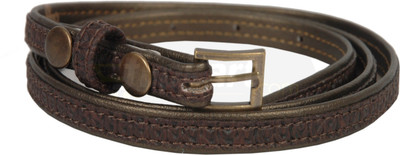 

Baggit Women Casual, Formal Brown Artificial Leather Belt, Bronze