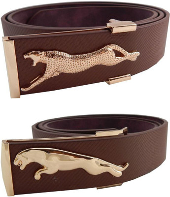 

Els Men Casual Brown Synthetic Belt