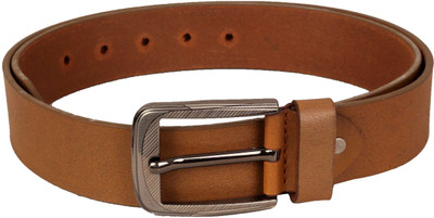 

Scharf Men Casual, Party, Evening Brown Genuine Leather Belt, Black-09