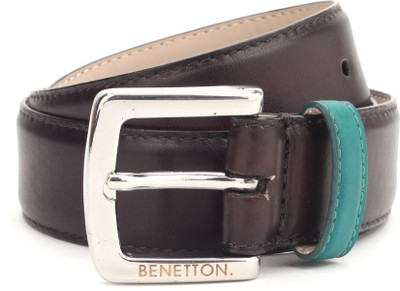 

United Colors of Benetton Men Brown Genuine Leather Belt, 902