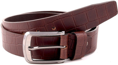 

Buckle Up Men Formal Brown Genuine Leather Belt