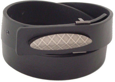 

SFA Men Formal Black Artificial Leather Belt, Blackcode747