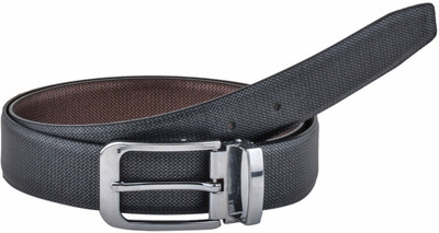 

Brounplus Boys Formal Black Artificial Leather Reversible Belt, Black;brown