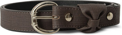 

Baggit Women Casual Brown Synthetic Belt, Smoke