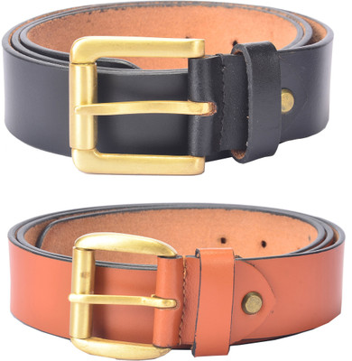 

Hidelink Men Formal Black Genuine Leather Belt