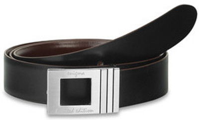 

Paradigm Design Lab Men Formal Black Genuine Leather Belt