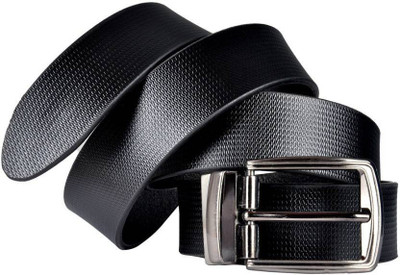 

OODI Men Black Genuine Leather Belt
