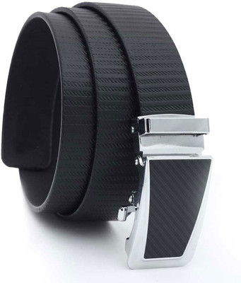 

Hawai Men Casual, Formal Black Genuine Leather Belt, Black-01