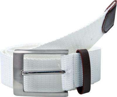 

Contra Men White Canvas Belt, White01