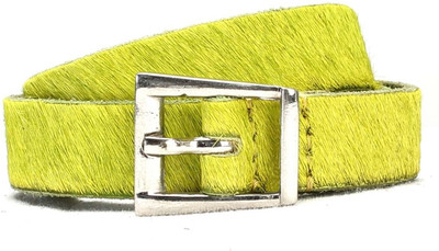 

Brune Girls Evening, Party Green Genuine Leather Belt, Lime green-10