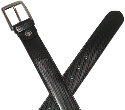 

Bacchus Men Formal Black Artificial Leather Belt