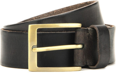 

Louis Philippe Men Black Genuine Leather Belt