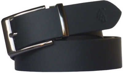 

Sondagar Arts Men Formal Black Genuine Leather Belt