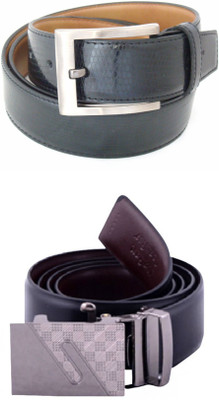 

SFA Men Formal Black Artificial Leather Reversible Belt