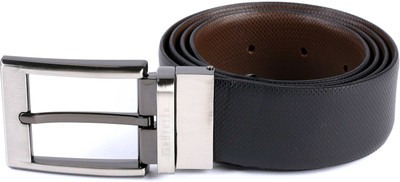 

Van Heusen Men Black, Brown Metal Reversible Belt