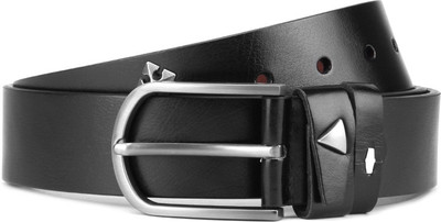 

Swiss Design Men Black Genuine Leather Belt
