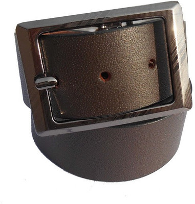 

B.S.Chadha Group Men Formal Brown Genuine Leather Belt