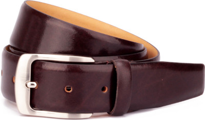 

Ohm Leather Men Formal, Evening Brown Genuine Leather Belt