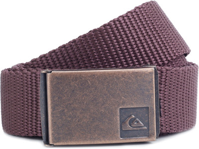 

Quiksilver Men Maroon Metal Reversible Belt