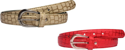 

Winsome Deal Women Casual Multicolor Artificial Leather Belt