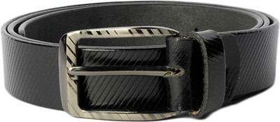 

Haster Men Formal Black Genuine Leather Belt