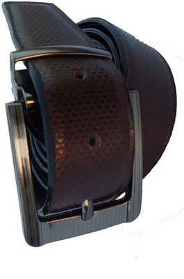 

AmahapGlamourDaze Men Formal Brown Artificial Leather Belt