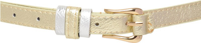 

Sri Girls Gold Artificial Leather Belt, Golden