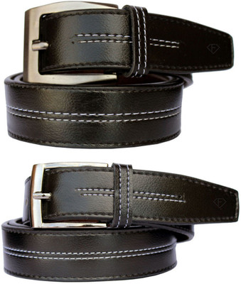 

Fashius Men Black Artificial Leather Belt, Black-01