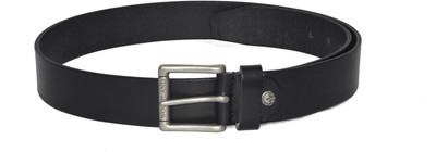 

Woodland Men Casual Black Genuine Leather Belt