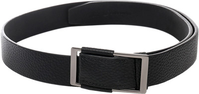 

Swiss Design Men Casual Black Genuine Leather Belt