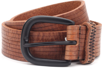 

United Colors of Benetton Men Tan Genuine Leather Belt, 901