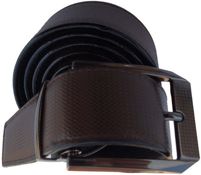 

P&E Men Formal Brown Artificial Leather Reversible Belt