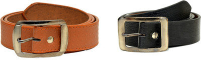 

Tiwari Collection Men Brown Artificial Leather Belt, Black;brown