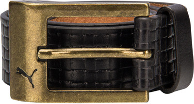

Puma Men Black Genuine Leather Belt