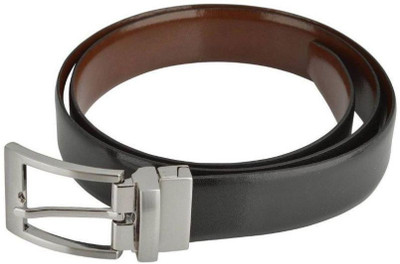 

OODI Men Black Genuine Leather Belt