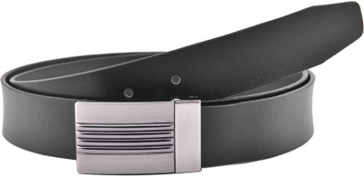 

Buckle Up Men Formal Black Genuine Leather Reversible Belt