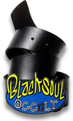 

Black Soul Men Casual Black Genuine Leather Belt, Gr blue-black