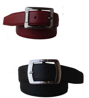 

Klaska Men Casual Brown Genuine Leather Belt