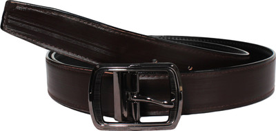 

Lenin Men Formal Brown Genuine Leather Reversible Belt