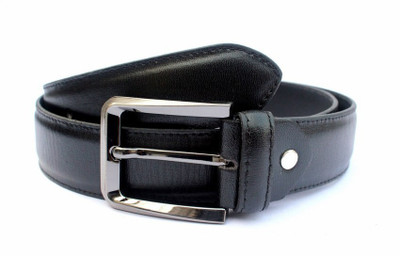 

Tops Men Formal Black Genuine Leather Belt