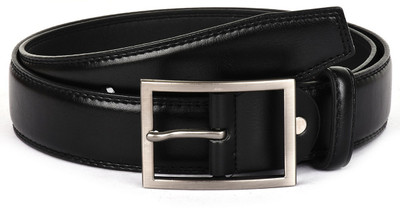 

Buckle Up Men Formal Black Artificial Leather Belt