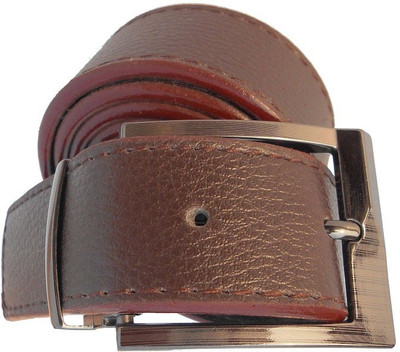 

P&E Men Formal Brown Artificial Leather Belt