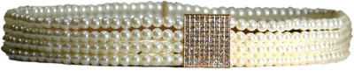 

Portia Girls White Plastic Belt, Whitebeads