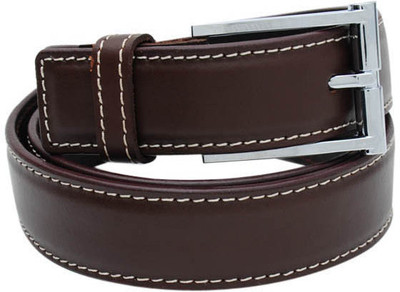 

Walletsnbags Men Formal Brown Genuine Leather Belt, B4-br