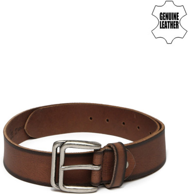 

Roadster Men Brown, Black Genuine Leather Belt, Black;brown