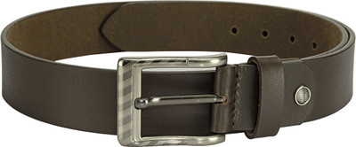 

TKWD Leathers Men Casual Brown Genuine Leather Belt