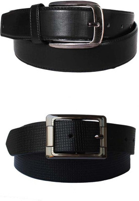 

Lenin Men Casual Black Genuine Leather Belt